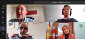Charla virtual de Carnero con alumnos del IES Machado