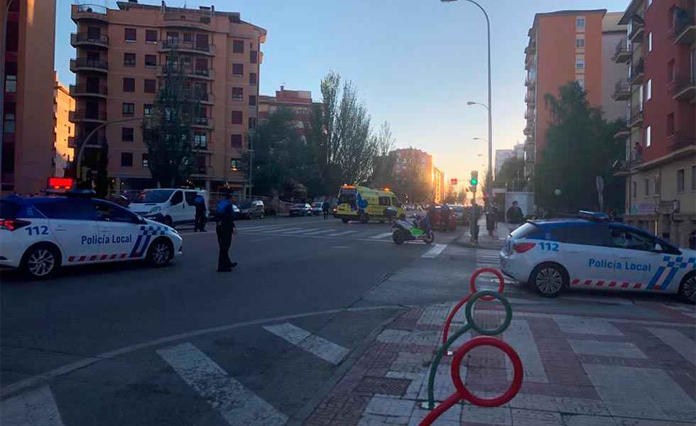 Atropello en la avenida de Valladolid