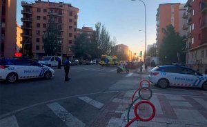 Atropello en la avenida de Valladolid Atropello en la avenida de Valladolid