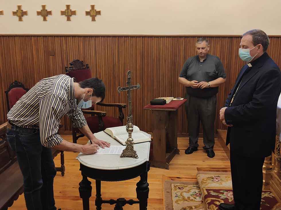 Juramento de fidelidad de nuevo diácono