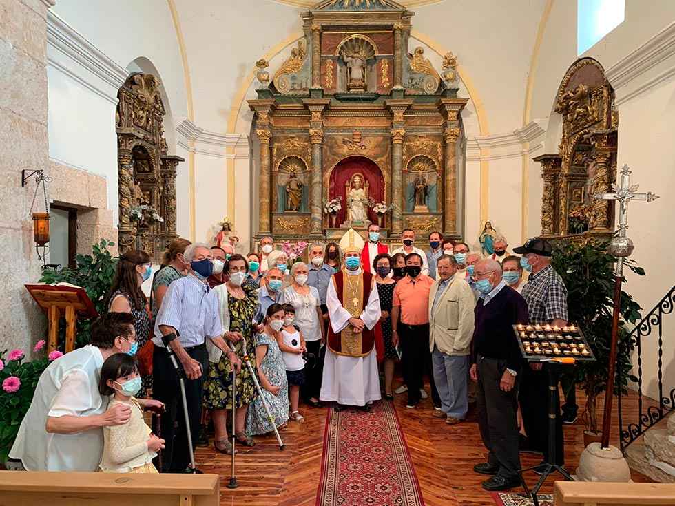 Bendecidas las obras de la parroquia de Carrascosa de Abajo Bendecidas las obras de la parroquia de Carrascosa de Abajo