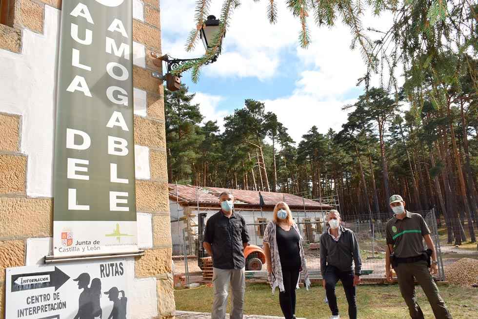 Avanza la ampliación del Aula del Bosque del Amogable