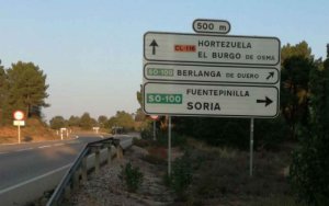 Dos accidentes en las carreteras de Soria