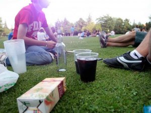 Doce denuncias por participar en dos botellones