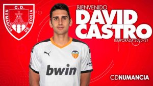 David Castro, un nuevo defensa para el Numancia