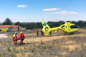 Rescatado un menor herido, tras caerse en cascada