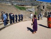 El teatro romano de Clunia mejora su funcionalidad El teatro romano de Clunia mejora su funcionalidad