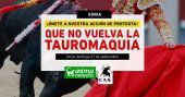 Protesta antitaurina en Soria Protesta antitaurina en Soria