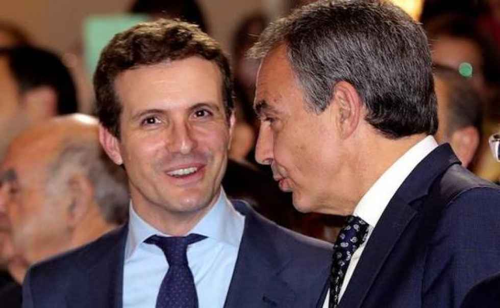 Casado, Ribera y Zapatero, en la feria Presura Casado, Ribera y Zapatero, en la feria Presura