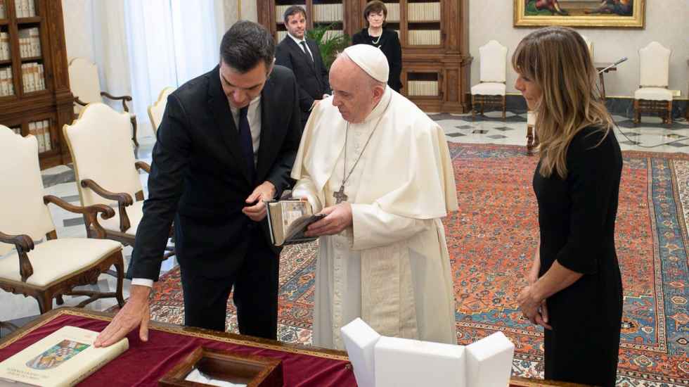 Sánchez y el Papa Francisco apuestan por un mundo más justo