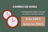 Finaliza el horario de verano