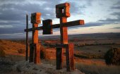 Escultura en honor a los antiguos Fueros de Andaluz