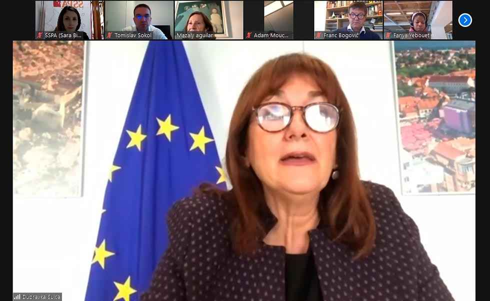 La SSPA se reúne con Comisaria de Democracia y Demografía La SSPA se reúne con Comisaria de Democracia y Demografía