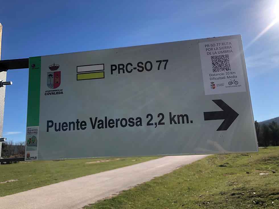 Covaleda moderniza los marcajes de sus senderos Covaleda moderniza los marcajes de sus senderos