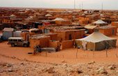 Concentración en solidaridad con el pueblo saharaui