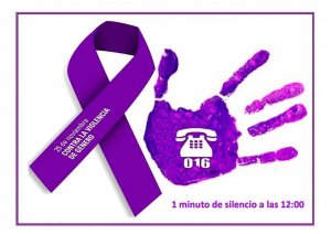 Minuto de silencio por las víctimas de violencia de género