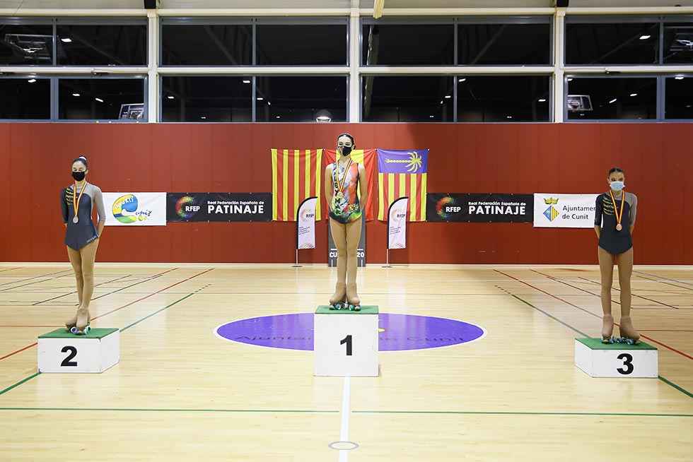 Angela Díez, campeona de España de patinaje artístico Angela Díez, campeona de España de patinaje artístico