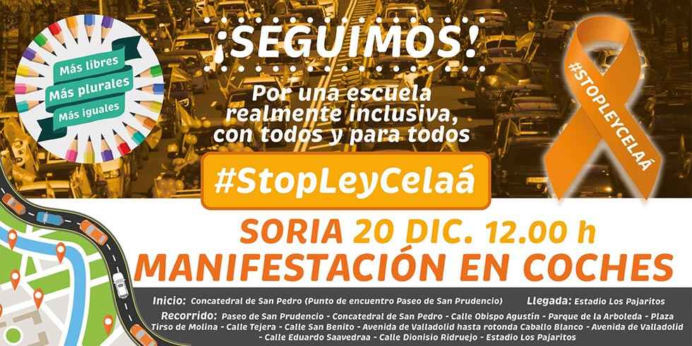 Manifestación contra la nueva ley educativa