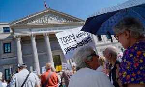 Los pensionistas se movilizan contra el pacto de Toledo