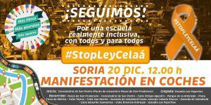 Manifestación contra la nueva ley educativa