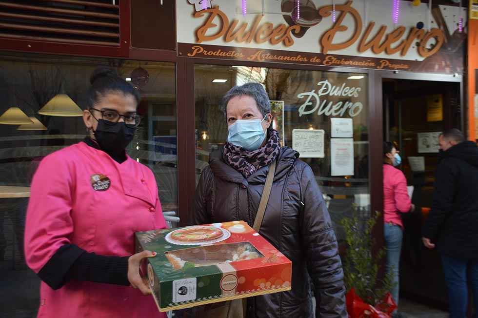 Primera ganadora del roscón de Reyes Primera ganadora del roscón de Reyes