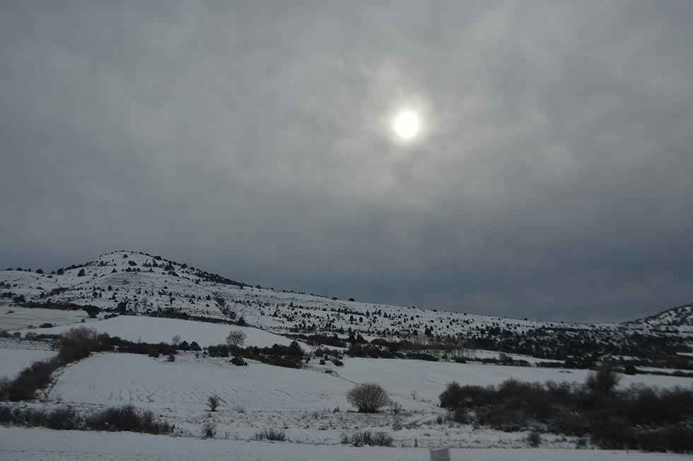 El temporal de frío polar llega a Soria - fotos