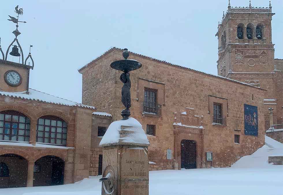 Morón de Almazán, 18 grados bajo cero