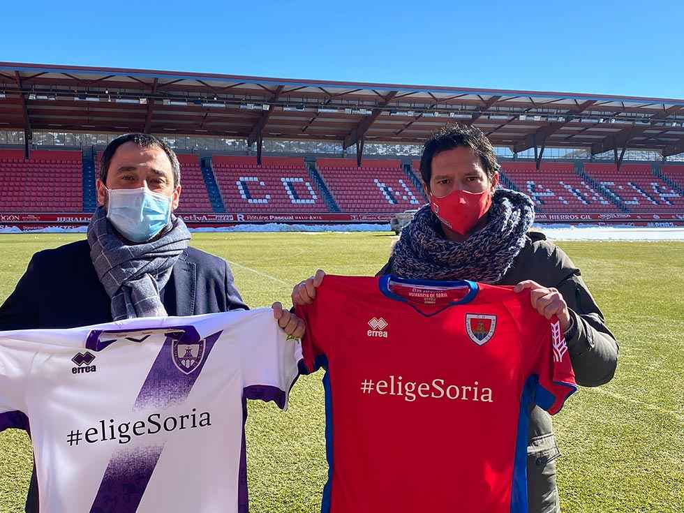 El Numancia estrena lema en su camiseta El Numancia estrena lema en su camiseta