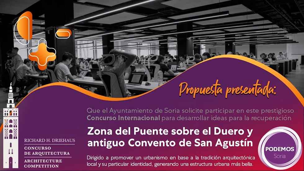 Podemos propone rehabilitar zona del "Puente de Piedra"
