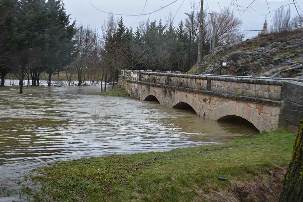 El Burgo de Osma: crecidas de ríos Ucero y Abión - fotos