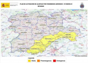 Activada alerta en protocolo de vialidad invernal