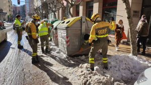 La BRIF también retira hielo y nieve