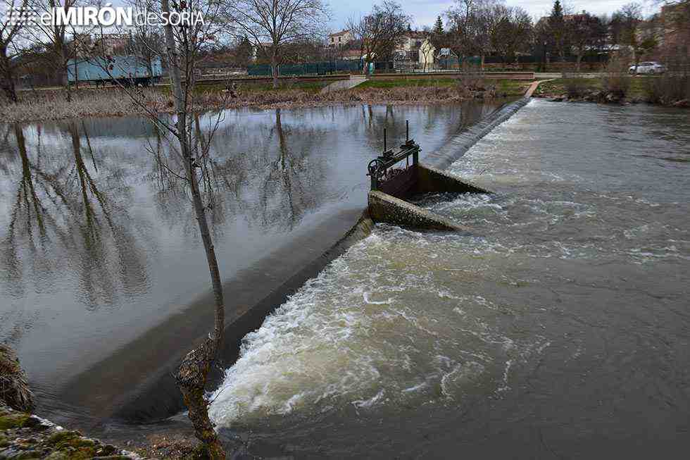 Muro de contención para evitar inundaciones en Soria Natural