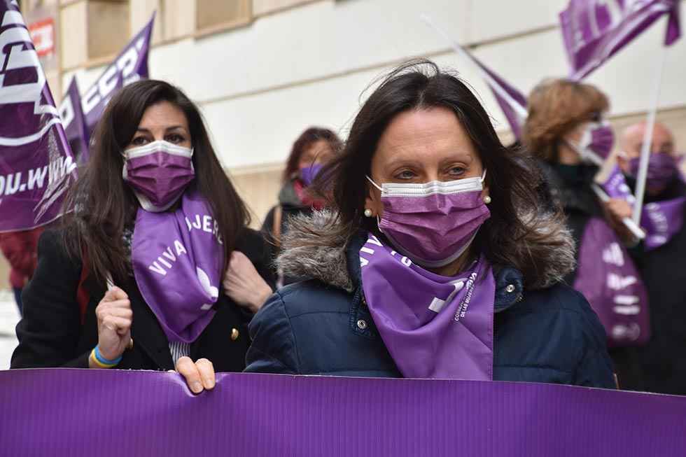 Concentración sindical en el Día de la Mujer - fotos