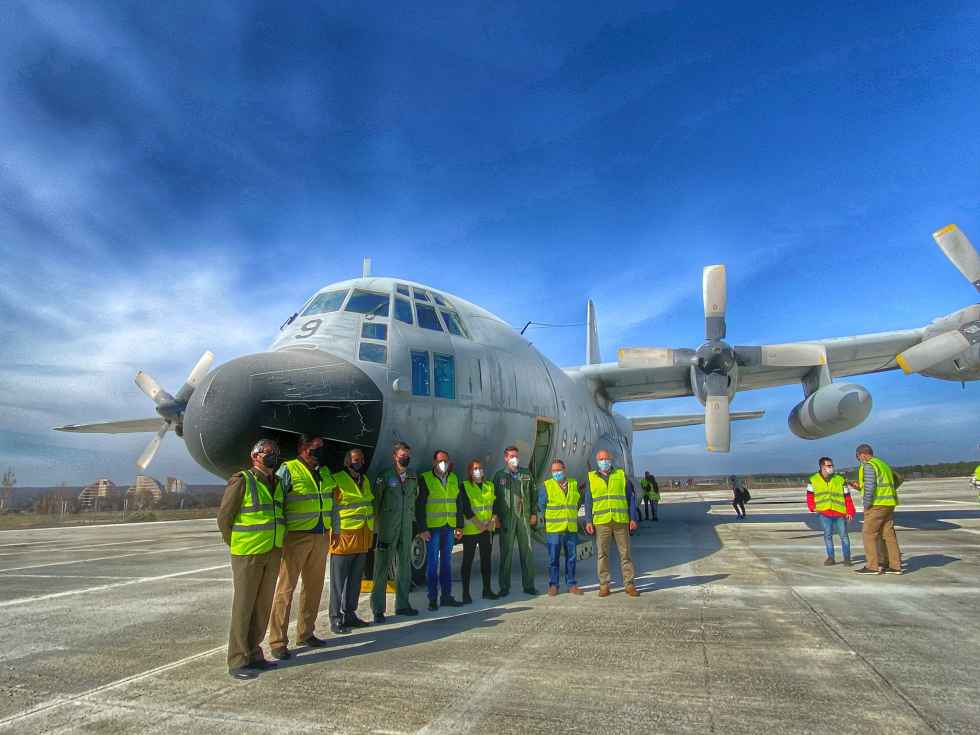 Diputación da bienvenida a Ejército del Aire Diputación da bienvenida a Ejército del Aire