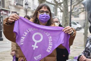 Símbolo feminista para el Día de la Mujer