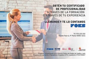 FOES intensifica acreditación de certificados de profesionalidad