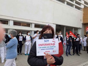 Protesta sindical contra acuerdo con SATSE