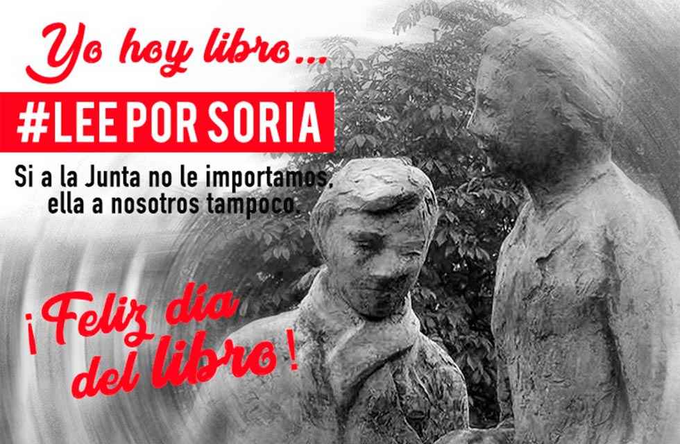 La Soria ¡Ya! anima a leer frente a olvidos de Junta La Soria ¡Ya! anima a leer frente a olvidos de Junta