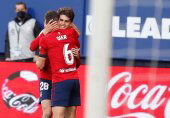 Javi Martínez celebra una tarde mágica en El Sadar Javi Martínez celebra una tarde mágica en El Sadar