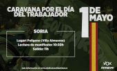 Caravana de coches de Solidaridad para el 1º de Mayo