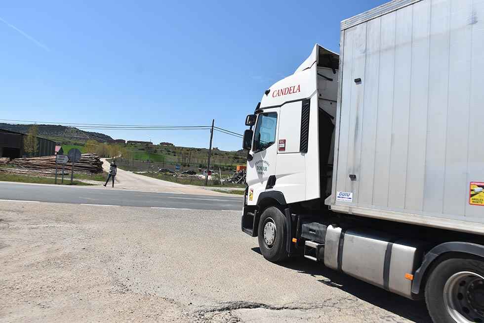 Más seguridad vial en la N-234 - fotos
