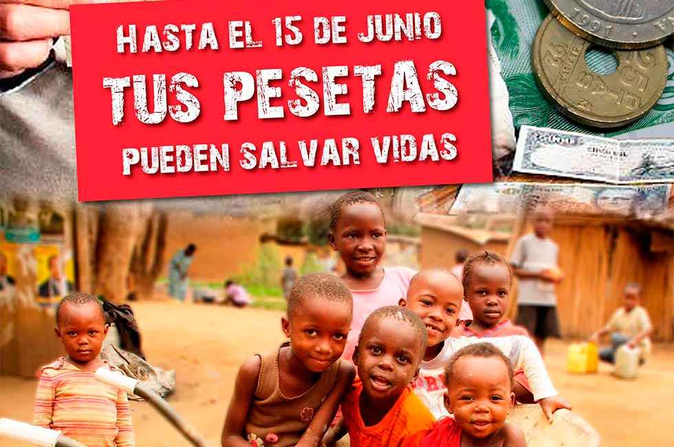 Recogida de pesetas para proyecto solidario Recogida de pesetas para proyecto solidario