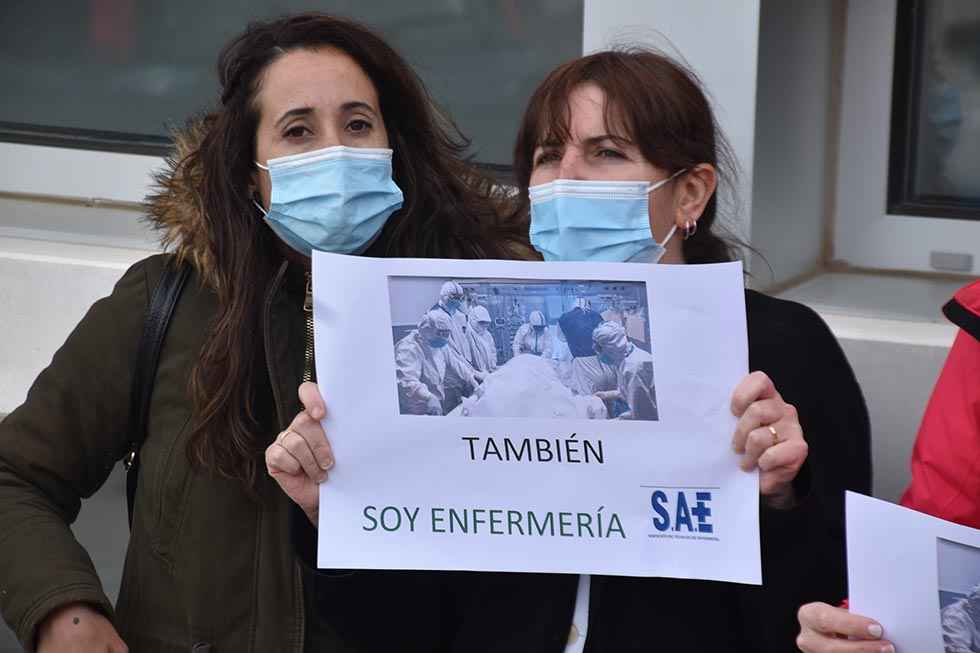 Reivindicación en el Día de la Enfermería - fotos