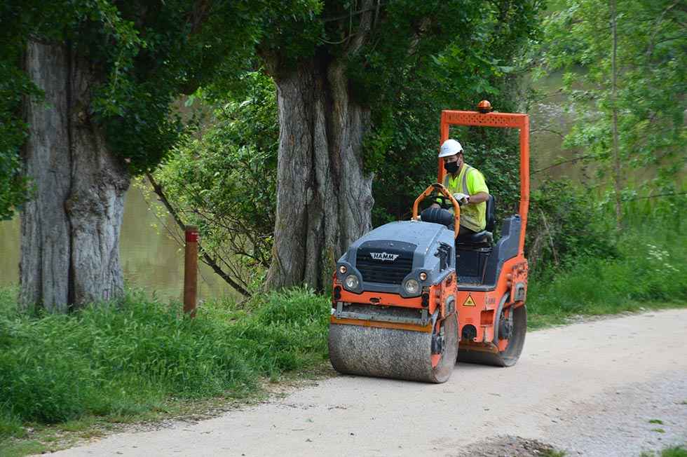Obras de mejora de sendas de las márgenes del Duero Obras de mejora de sendas de las márgenes del Duero
