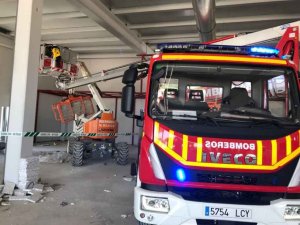 Un fallo en grúa, origen de accidente laboral