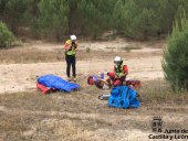 Evacuado ciclista de 80 años tras caída