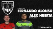 El Numancia, sin Fernando Alonso y Alex Huerta