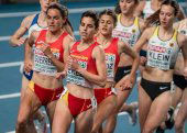 Marta Pérez, en la final de 1.500 metros Marta Pérez, en la final de 1.500 metros