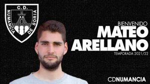 Mateo Arellano, tercer fichaje del Numancia